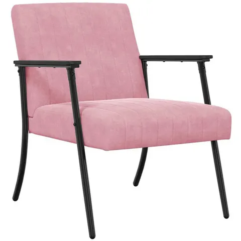 vidaXL fauteuil Rose Velours – 939715 – image 2