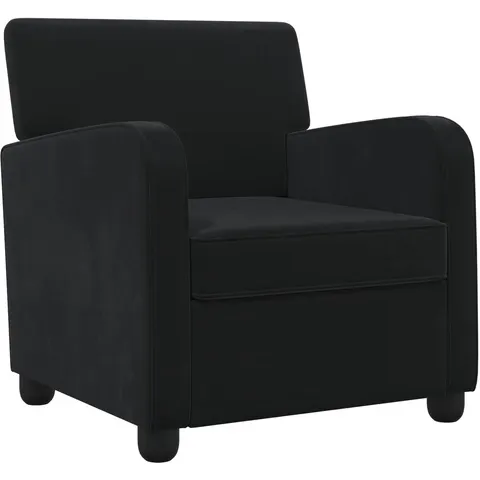 vidaXL Fauteuil Noir Velours – 590675 – image 2