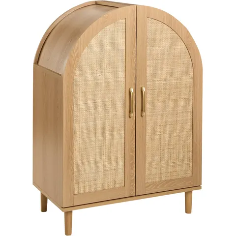 BICHENO - Schoenenkast - Lichtbruin - MDF – afbeelding 2