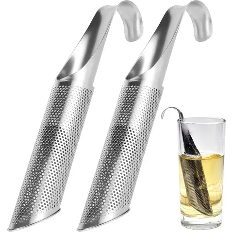 Long Pipe Tea Infuser theezeefje, 2-pack – afbeelding 2
