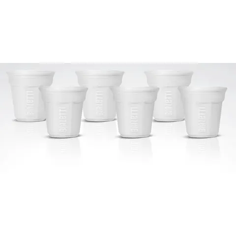 Bialetti - Espressobekers - Set van 6 - Wit – afbeelding 2