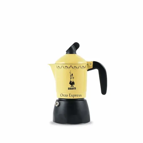 Bialetti Orzo Express 2 Zilver, Geel – afbeelding 2