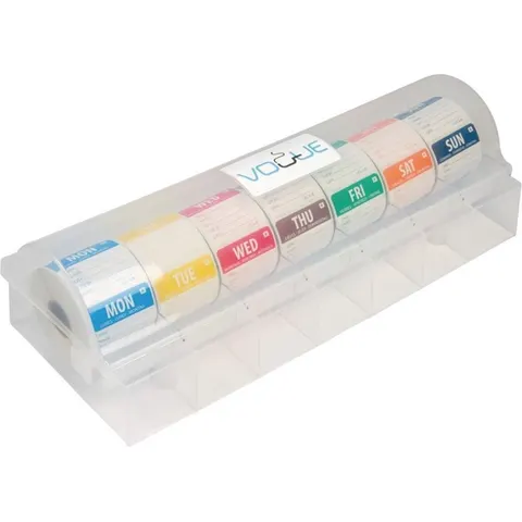 Vogue oplosbare kleurcode dagstickers met stickerdispenser – afbeelding 2