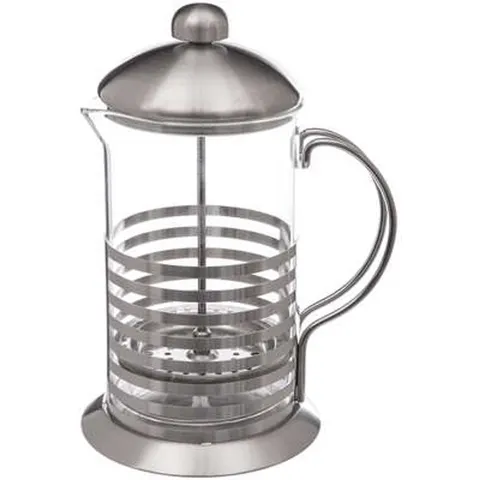 Cafetière à Piston "Rayures" 80cl Argent – image 2