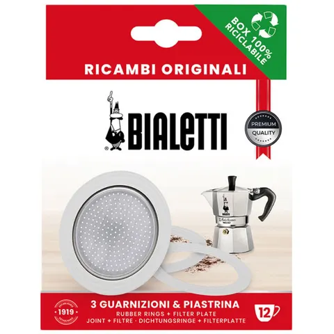 Bialetti filterplaatje ALU 12 kops – afbeelding 2