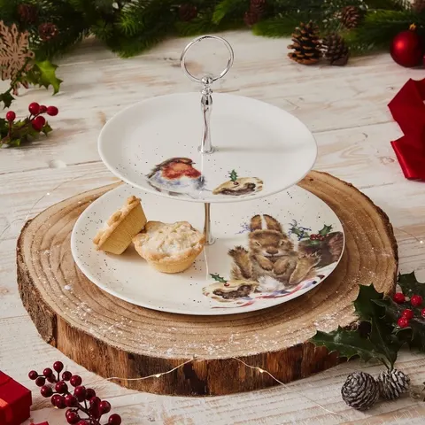 Wrendale - Cakestand - Robin & Bunny – afbeelding 2