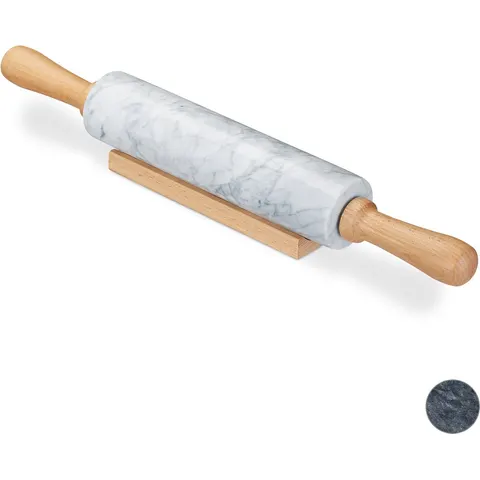 deegroller marmer - hout - wit – afbeelding 2