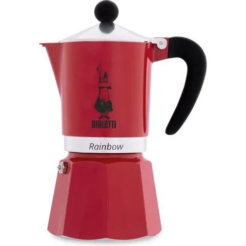 Cafetière 3 tasses Rainbow rouge – image 2