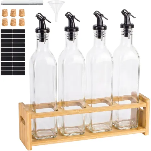 olieflessen - 4 stuks - 500 ml - set – afbeelding 2