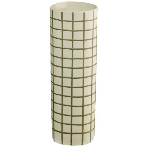 Asa Selection Olive Squares vaas, 8 x 25 cm – afbeelding 2