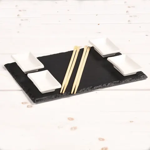 Kesper Sushi set leisteen – afbeelding 2