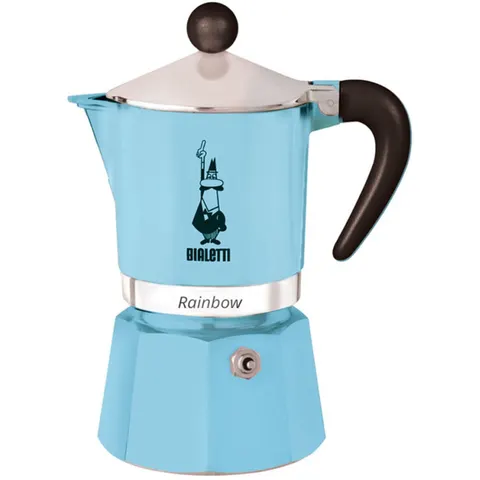Cafetière 3 tasses Rainbow bleu – image 2