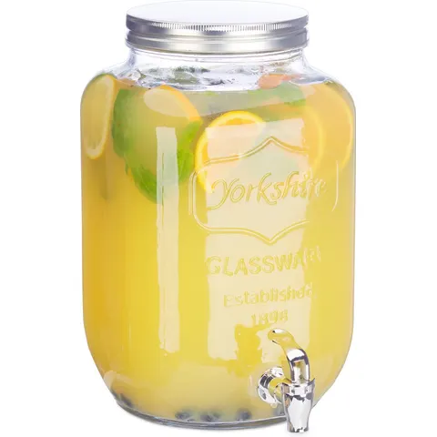 Drankdispenser - 8 liter - Glas – afbeelding 2