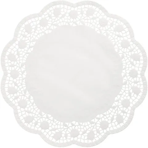 100 Taartranden rond Ø 36 cm wit – afbeelding 2
