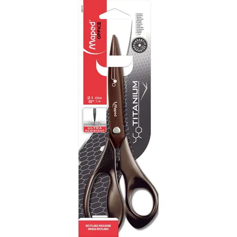 Schaar Maped Titanium 21cm zwart – afbeelding 2