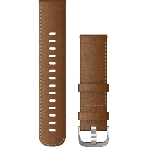 Quick release polsband 22mm - Leer - Bruin – afbeelding 2