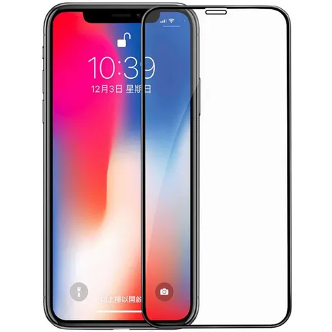 Screenprotector iPhone 11 met zwarte rand – afbeelding 2