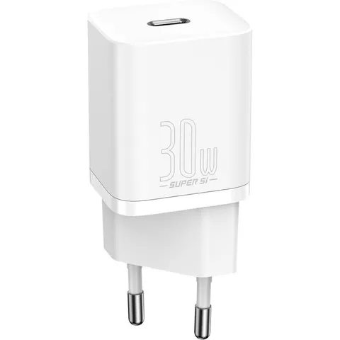 Baseus Super Si Oplader wit - 30W 1C EU – afbeelding 2
