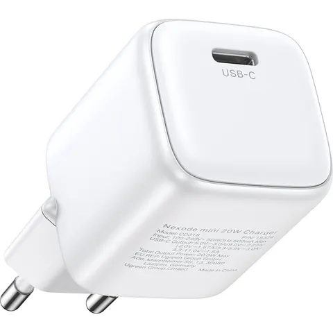 GaN - USB - C 30W PD Ugreen Nexode Mini snellader - wit – afbeelding 2