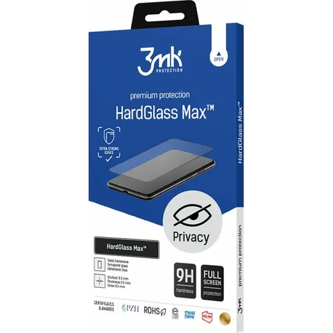 Apple iPhone 12 Pro Max - 3mk HardGlass Max Privacy – afbeelding 2