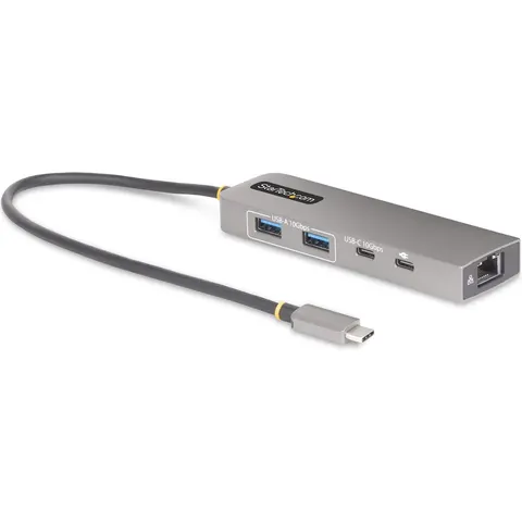 Hub USB-C Startech 10G2A1C25EPD-USB-HUB Grijs – afbeelding 2