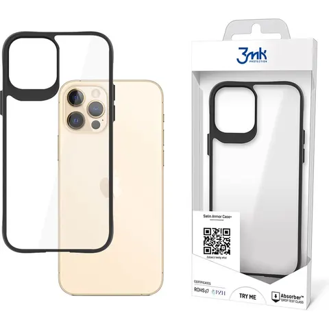 Apple iPhone 12 Pro Max - 3mk Satin Armor Case+ – afbeelding 2