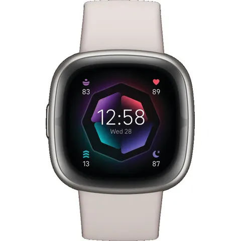 Fitbit Sense 2 - Smartwatch dames en heren - Wit – afbeelding 2