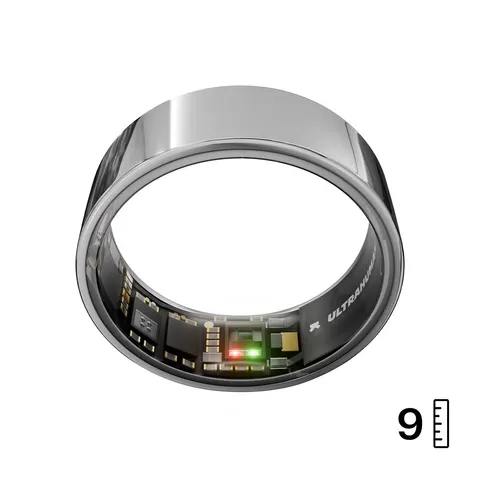 Ultrahuman AIR Smart Ring, Space Silver - Grootte 9 – afbeelding 2