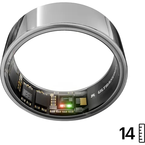 Ultrahuman AIR Smart Ring, Space Silver - Grootte 14 – afbeelding 2