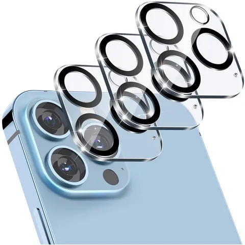 INF Protections d'objectif pour iPhone 13 Pro / 13 Pro Max Transparent, pack de 3 – image 2