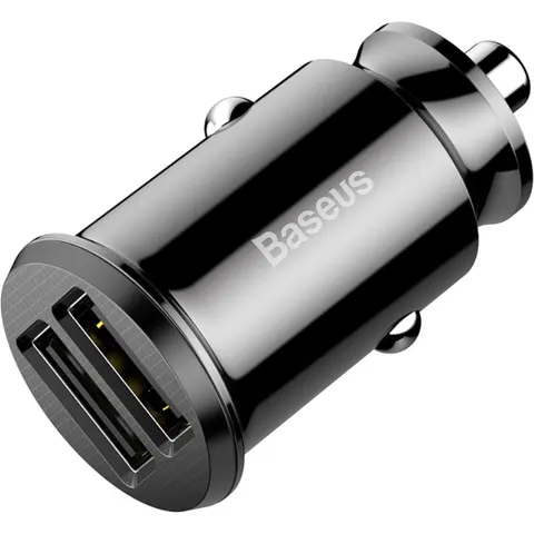 Baseus Dubbele USB Autolader 3.1A Zwart – afbeelding 2