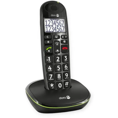 Doro PhoneEasy 110 - Single DECT telefoon - Zwart – afbeelding 2
