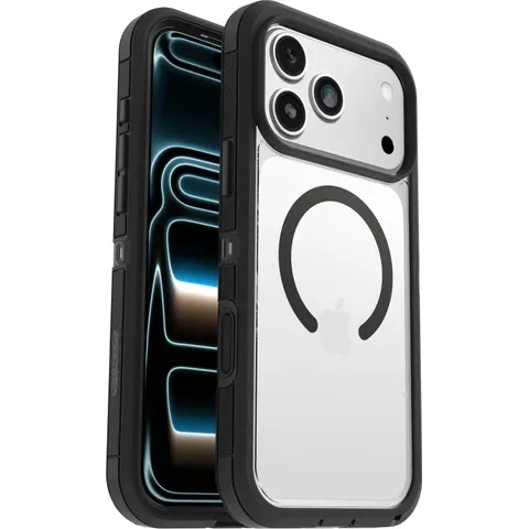OtterBox Defender Pro XT Clear Camera Control iPhone 18 Pro Max/17 Pro Max Dark Side - Clear/Black – afbeelding 2