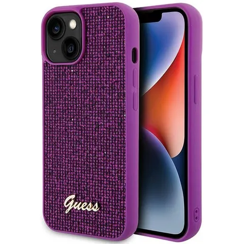 Guess Square Mirror Back Case - Apple iPhone 15 (6.1") - Fuchsia – afbeelding 2