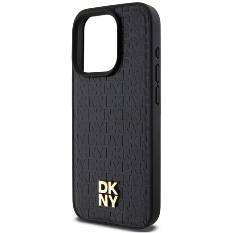 DKNY Repeat Stack Logo Back Case (MagSafe Compatible) - Geschikt voor Apple iPhone 15 Pro Max (6.7") - Zwart – afbeelding 2