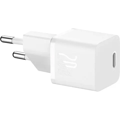 Baseus GaN5 20W Compacte Fast Charger USB-C Wit – afbeelding 2
