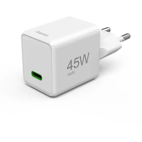 Hama 45W Snellader - USB-C PD/QC - Super-mini - Wit – afbeelding 2
