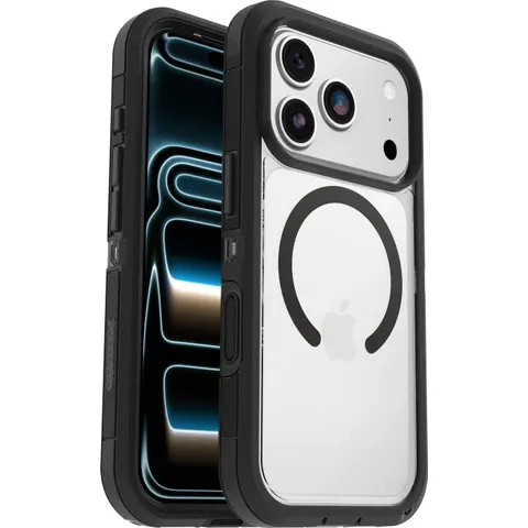 OtterBox Defender Pro XT Clear Camera Control iPhone 18 Pro/17 Pro Dark Side - Clear/Black – afbeelding 2