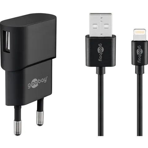 Goobay Apple Lightning-opladerset - 1 m – afbeelding 4