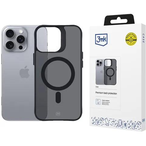 Apple iPhone 16 Pro Max - 3mk Smoke MagCase – afbeelding 2