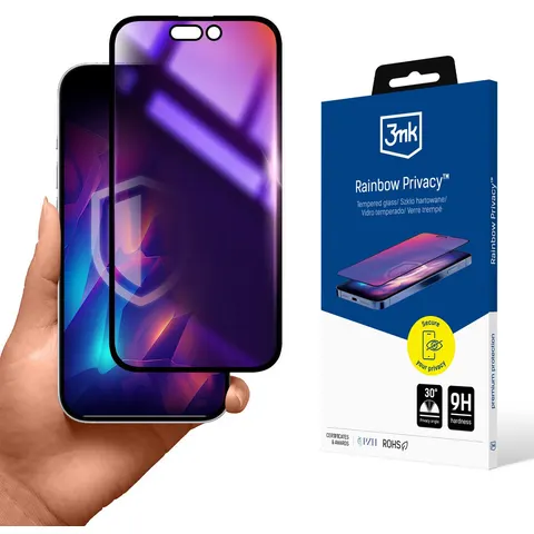 Apple iPhone 16 Plus - 3mk Regenboog Privacy – afbeelding 2