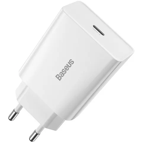 Baseus - 20W USB C Oplader - Snellader - USB C Adapter - Wit – afbeelding 2
