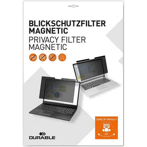 Durable privacy filter - 15,6 inch scherm - Grijs – afbeelding 2