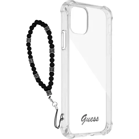 Guess PC Script Back Case - Apple iPhone 12 Pro Max (6.7") - Transparant/Zwart – afbeelding 2