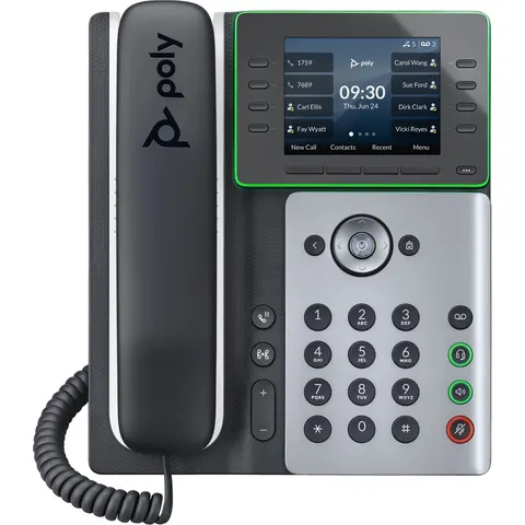 Poly Edge E300 IP-telefoon met PoE-ondersteuning – afbeelding 2