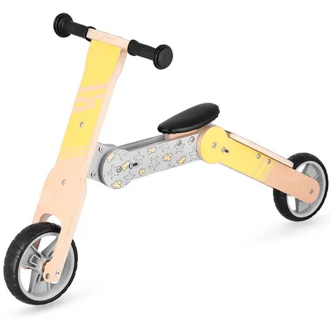Spokey Woo-ride Multi 2in1 Loopfiets Geel Jongen – afbeelding 2