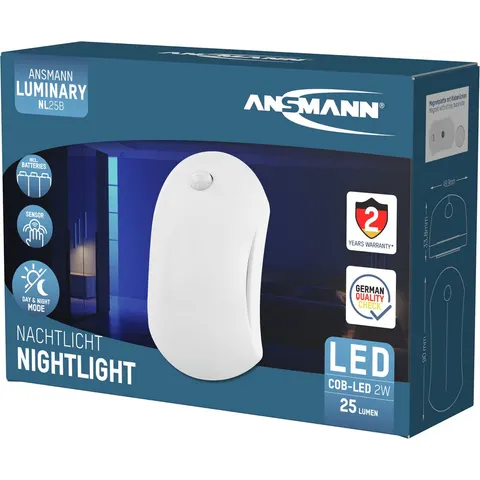 Ansmann Ansm.nachtlamp En Sensor En Batt – afbeelding 2