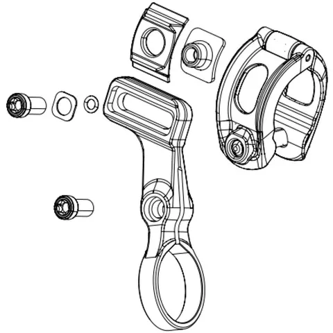 Sram Axs Pod Ultimate Right Klem Zilver – afbeelding 2