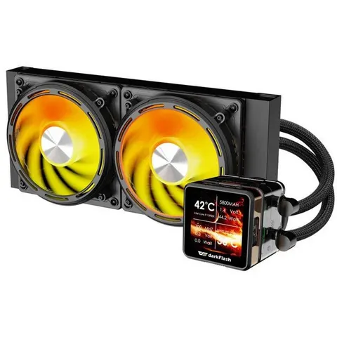 darkFlash - DE240 Black - Waterkoeling – afbeelding 2