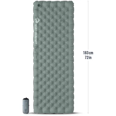 Sea to Summit Ether Light XR Insulated ASC Mat - Large Rectangular Grey – afbeelding 2